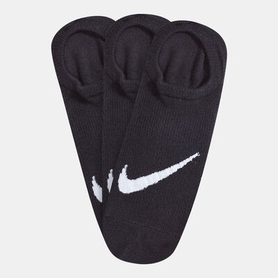 Nike Kids' Everyday Lightweight Footie Socks - 3 Pack (Older Kids) Black