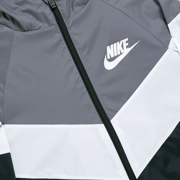 Nike Kids' Wind Runner Jacket (Older Kids) Grey Nike Kids' Wind Runner Jacket (Older Kids) Grey image number 2