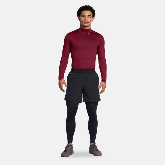 Under Armour Men's ColdGear Elite Training Tights Black image number 2