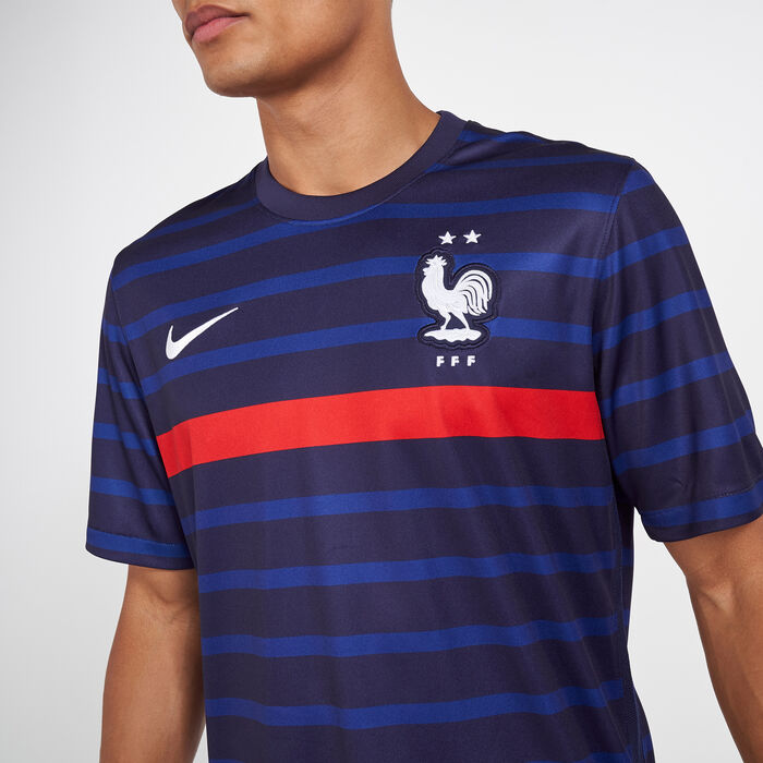 Nike Men's France 2020 Stadium Home Jersey Black Nike Men's France 2020 Stadium Home Jersey Black image number 3