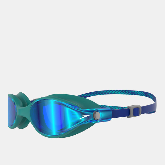 Speedo Women's Virtue Mirror Swimming Goggles Blue image number 2