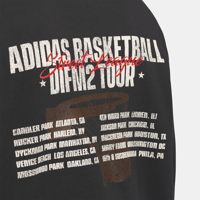 adidas Men's A.E. Graphic Hoodie Black adidas Men's A.E. Graphic Hoodie Black image number 3