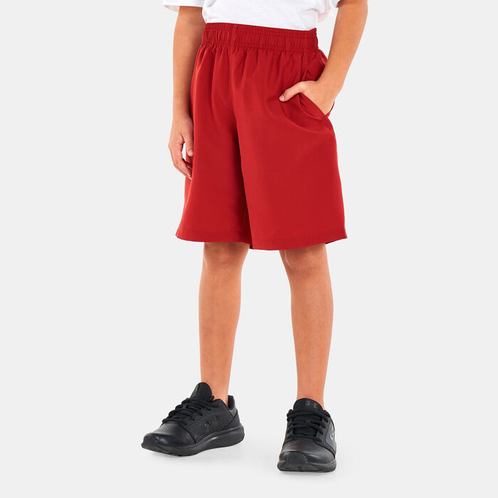 Under Armour Kids' UA Woven Graphic Shorts Red Under Armour Kids' UA Woven Graphic Shorts Red image number 0