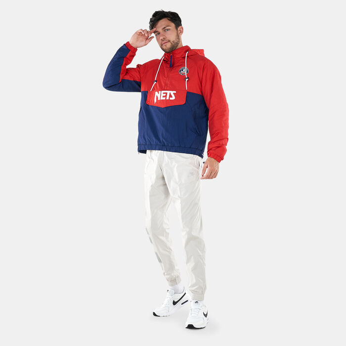 Nike Men's NBA Brooklyn Nets Courtside Premium Jacket Red Nike Men's NBA Brooklyn Nets Courtside Premium Jacket Red image number 2