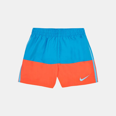 Nike Swim Kids' 4-Inch Volley Swimming Shorts Blue