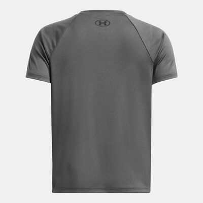 Under Armour Kids' UA Tech™ Split Wordmark T-Shirt Grey