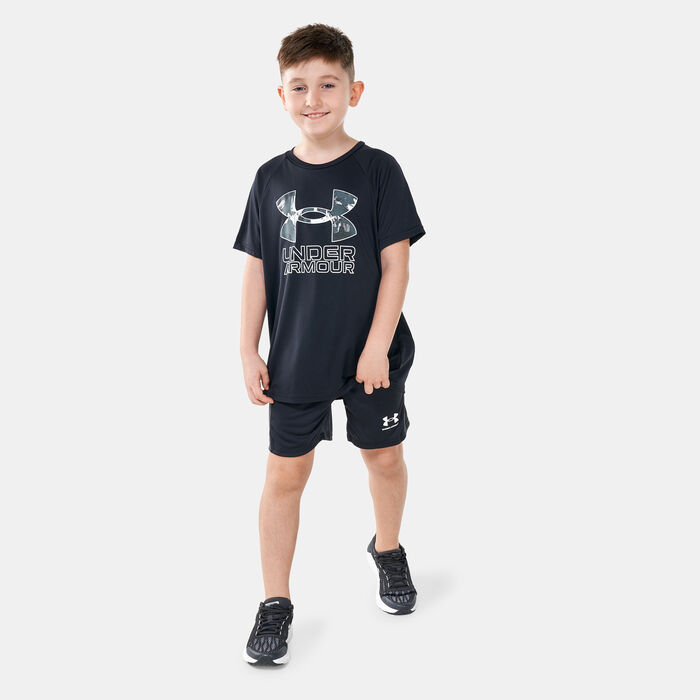 Under Armour Kids' UA Challenger Knit Shorts Black Under Armour Kids' UA Challenger Knit Shorts Black image number 2