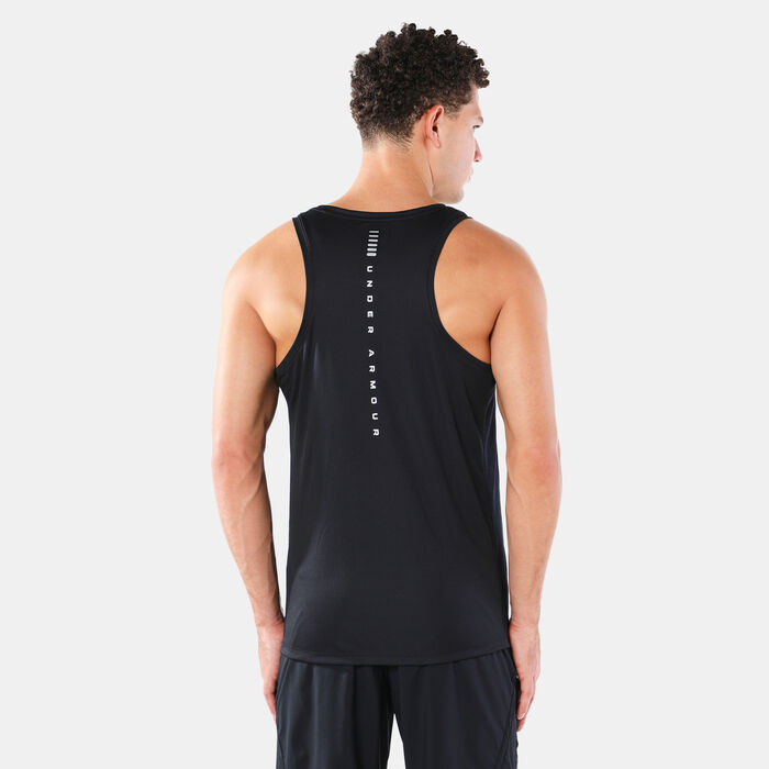 Under Armour Men's Speed Stride Shock Tank Top Black Under Armour Men's Speed Stride Shock Tank Top Black image number 1