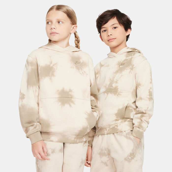 Nike Kids' Sportswear Club Fleece Hoodie Beige Nike Kids' Sportswear Club Fleece Hoodie Beige image number 0