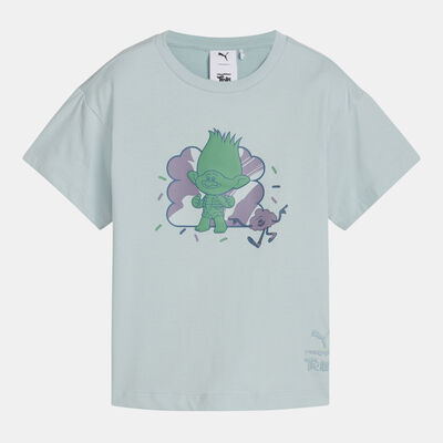 PUMA Kids' x Trolls Graphic T-Shirt Blue