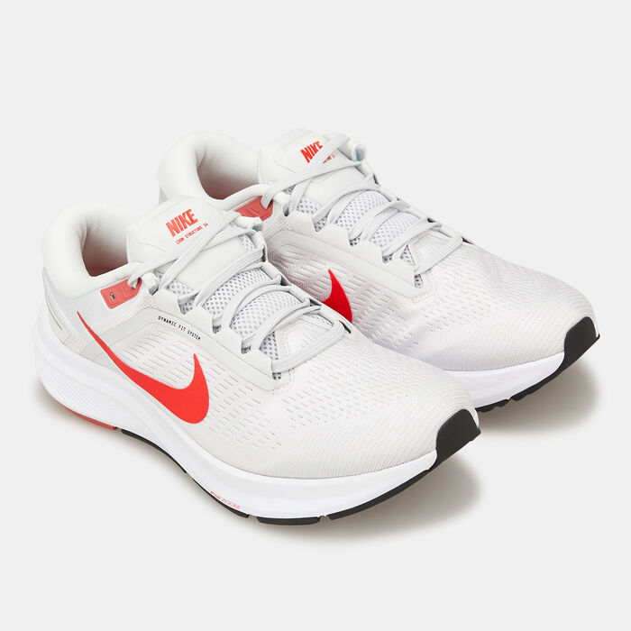 Nike Men's Air Zoom Structure 24 Running Shoe Grey image number 2