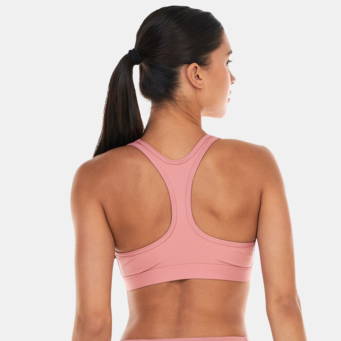 Nike Women's Swoosh Light-Support Training Sports Bra Pink Nike Women's Swoosh Light-Support Training Sports Bra Pink image number 1