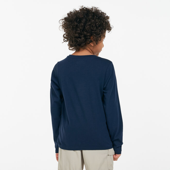 Columbia Kids' Dobson Pass Graphic T-Shirt Blue Columbia Kids' Dobson Pass Graphic T-Shirt Blue image number 1