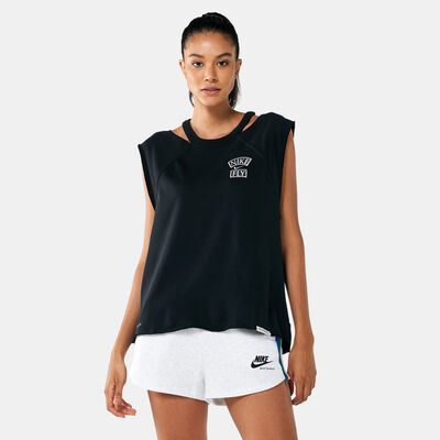 Nike Women's Queen Of Courts Basketball Tank Top Black