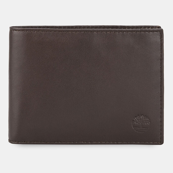 Timberland Men's Bifold Coin Pocket Wallet Brown Timberland Men's Bifold Coin Pocket Wallet Brown image number 0