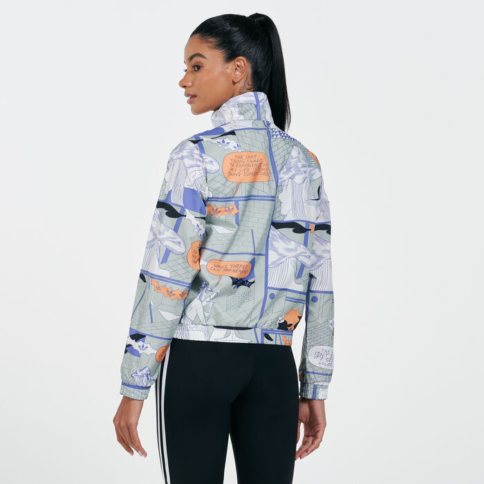 adidas Originals Women's R.Y.V. Track Jacket Green image number 1