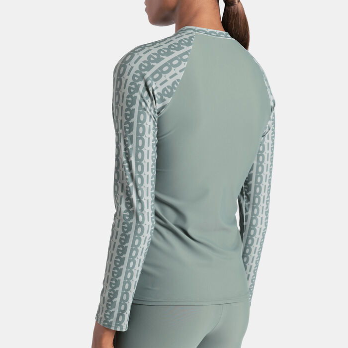 Arena Women's Modesty Long Sleeve Swimming Rashguard Multi image number 3