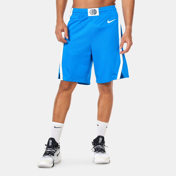 Nike Men's Greece Limited Road Basketball Shorts Blue Nike Men's Greece Limited Road Basketball Shorts Blue image number 0