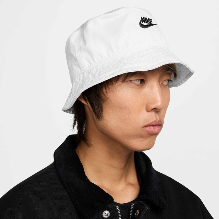 Nike Apex Washed Bucket Hat White image number 2