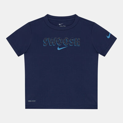 Nike Kids' Swoosh T-Shirt Blue Nike Kids' Swoosh T-Shirt Blue