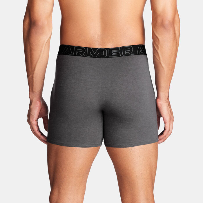 Under Armour Men's Performance Boxers (3 Pieces) Grey image number 1