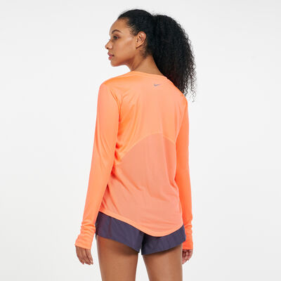 Nike Women's Miler T-Shirt Orange
