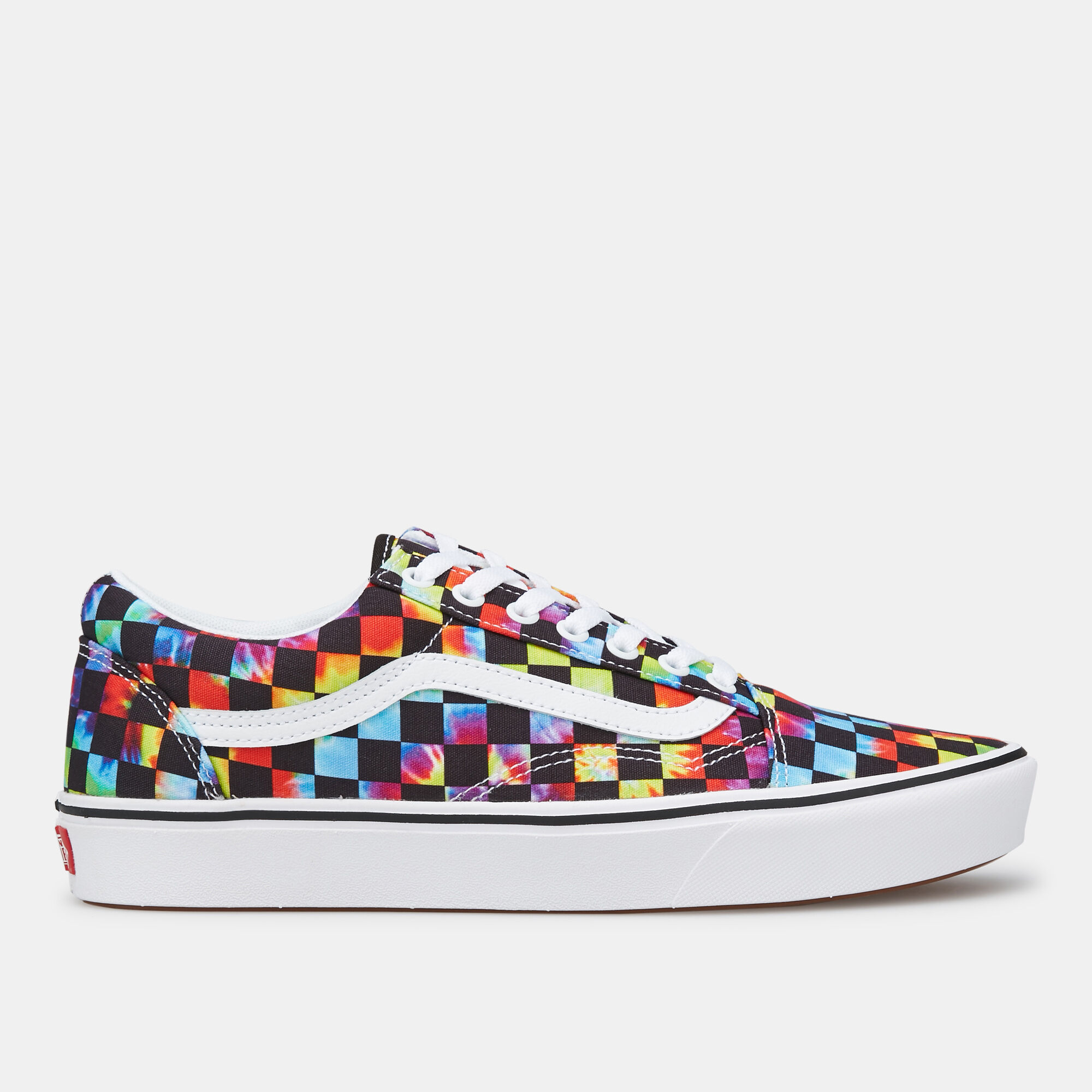 Tie Dye Checker ComfyCush Old Skool Unisex Shoe