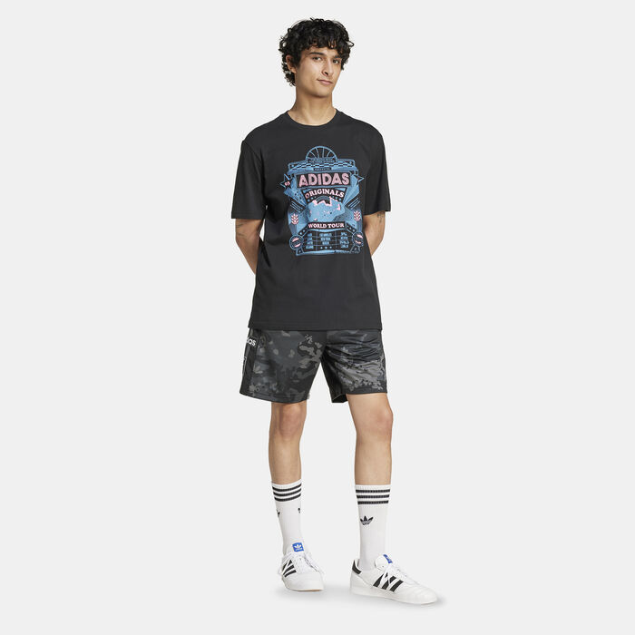 adidas Originals Men's Camo Shorts Black adidas Originals Men's Camo Shorts Black image number 2