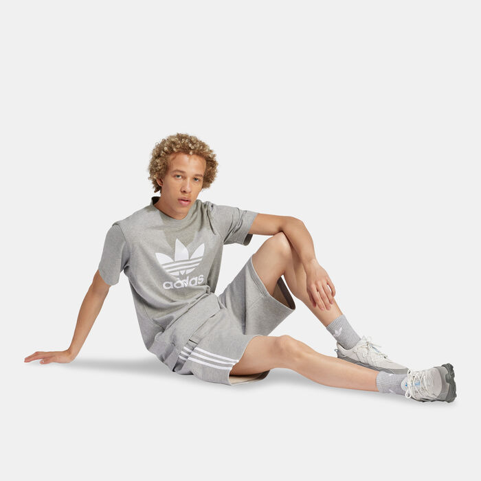 adidas Originals Men's Adicolor 3-Stripes Shorts Grey adidas Originals Men's Adicolor 3-Stripes Shorts Grey image number 2