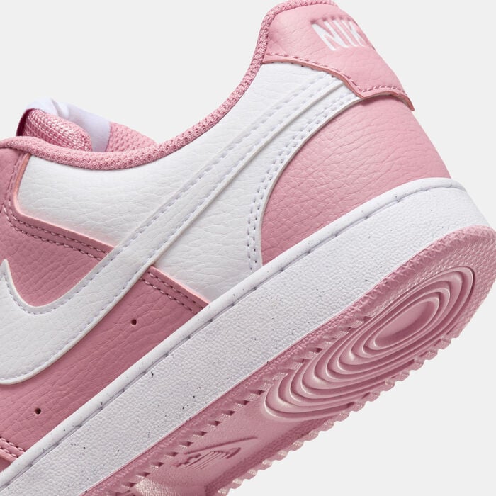 Nike Women's Court Vision Low Next Nature Shoes Red Nike Women's Court Vision Low Next Nature Shoes Red image number 5