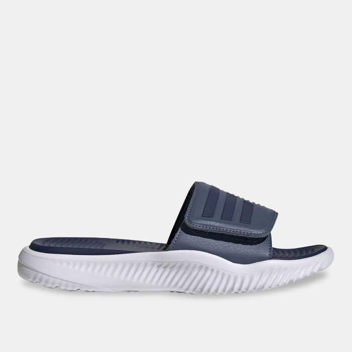 adidas Men's Alphabounce Slides Blue adidas Men's Alphabounce Slides Blue image number 0