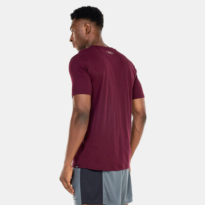Under Armour Men's Project Rock Globe T-Shirt Red