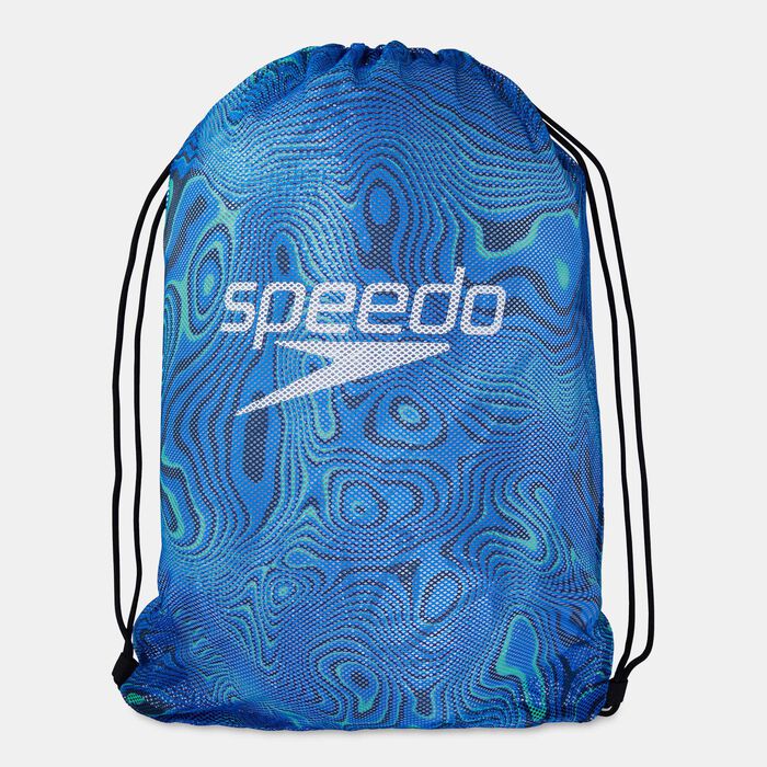 Speedo Mesh Swimming Bag Blue image number 1