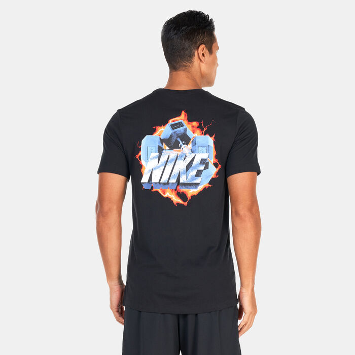 Nike Men's Dri-FIT Training T-Shirt Black Nike Men's Dri-FIT Training T-Shirt Black image number 1
