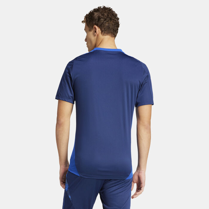 adidas Men's Tiro 24 Competition Football Jersey Blue adidas Men's Tiro 24 Competition Football Jersey Blue image number 1