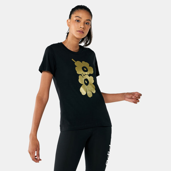 adidas Women's Marimekko Graphic T-Shirt Black adidas Women's Marimekko Graphic T-Shirt Black image number 0