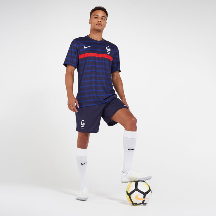 Nike Men's France 2020 Stadium Home Jersey Black Nike Men's France 2020 Stadium Home Jersey Black image number 2