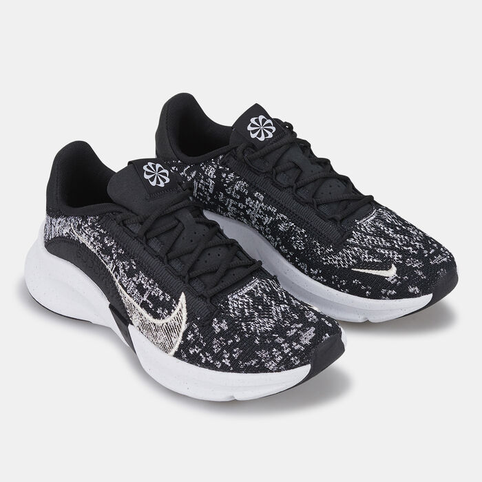 Nike Women's SuperRep Go 3 Flyknit Next Nature Training Shoe Grey Nike Women's SuperRep Go 3 Flyknit Next Nature Training Shoe Grey image number 2