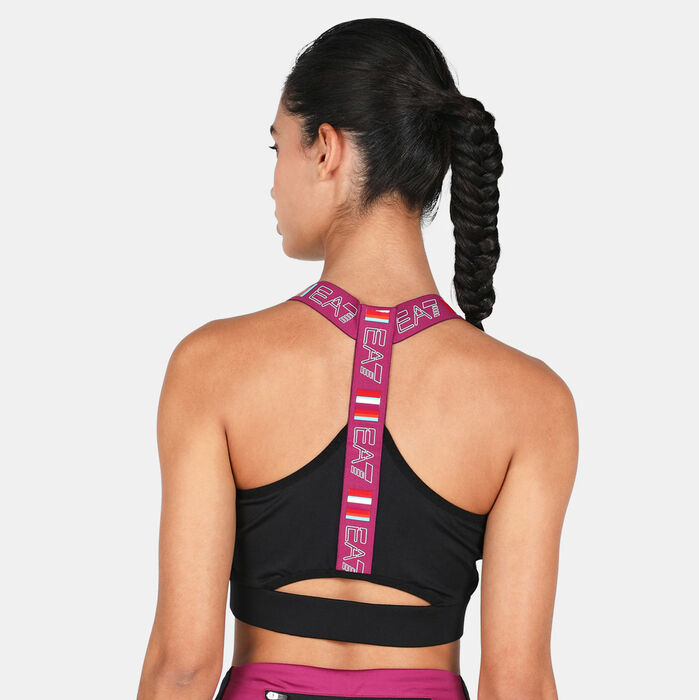 EA7 Emporio Armani Women's Sports Bra Black EA7 Emporio Armani Women's Sports Bra Black image number 1