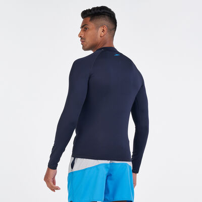 Speedo Men's Essential Rashguard Swimming T-Shirt Blue