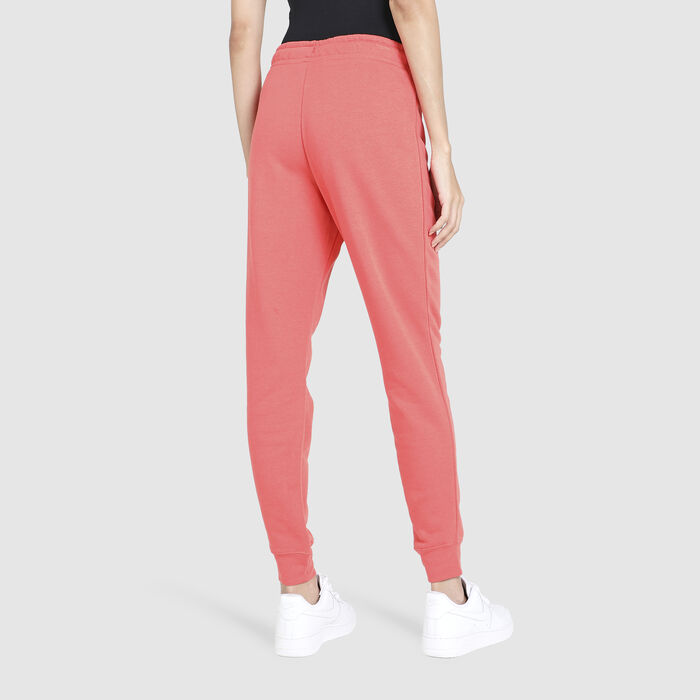 Nike Women's Sportswear Essential Mid-Rise Fleece Sweatpants Orange image number 1