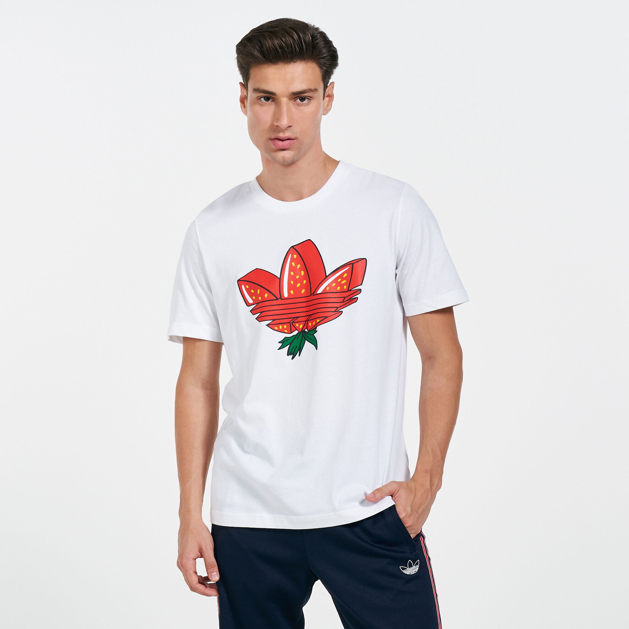 Strawberry adidas sweatshirt store