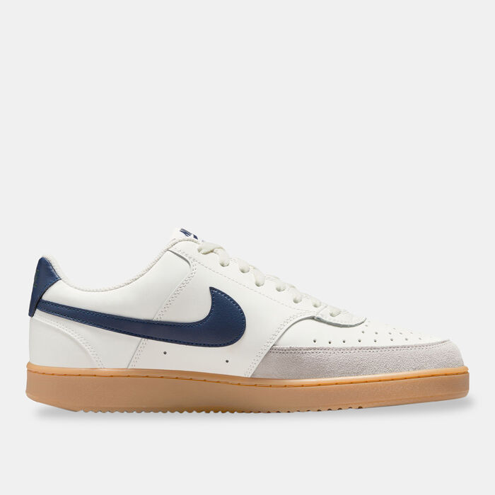 Nike Men's Court Vision Low Shoes White Nike Men's Court Vision Low Shoes White image number 1