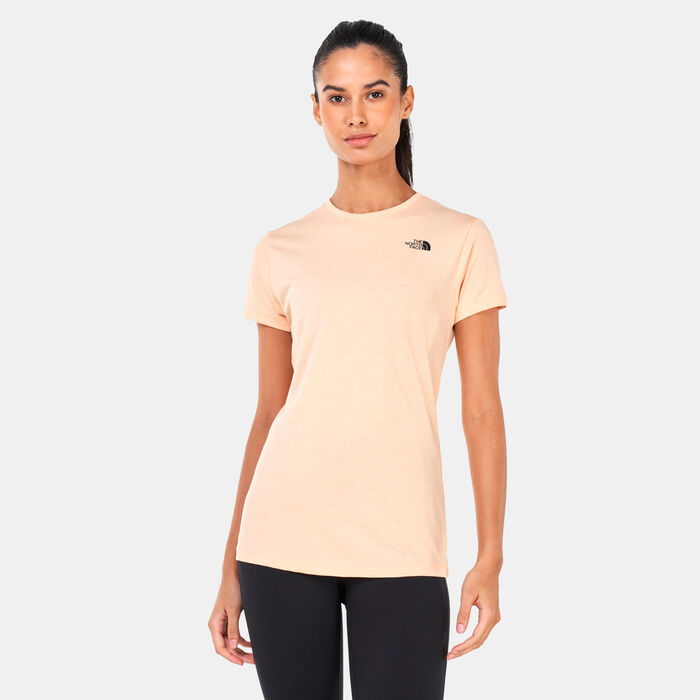 The North Face Women's Simple Dome T-Shirt Pink The North Face Women's Simple Dome T-Shirt Pink image number 0