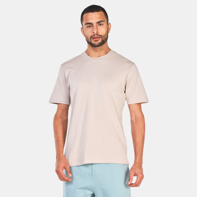 Sun and Sand Sports Men's Solid Crew T-Shirt Beige