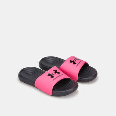 Under Armour Kids' Ansa Fixed Slides Pink Under Armour Kids' Ansa Fixed Slides Pink