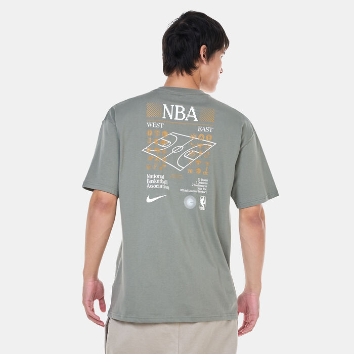 Nike Men's NBA Max90 T-Shirt Green Nike Men's NBA Max90 T-Shirt Green image number 1