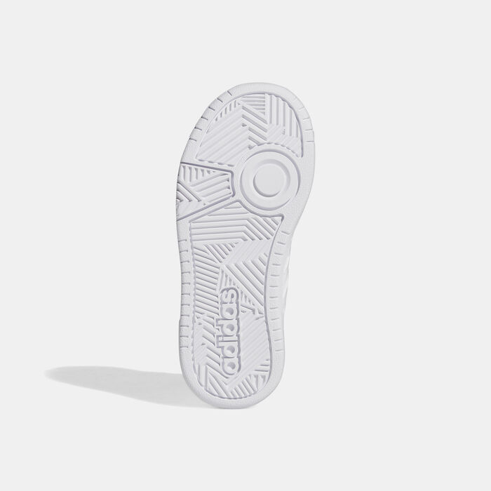 adidas Kids' Hoops Lifestyle Basketball Hook-and-Loop Shoe White adidas Kids' Hoops Lifestyle Basketball Hook-and-Loop Shoe White image number 3