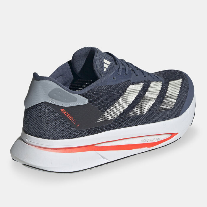 adidas Men's Adizero SL2 Running Shoes Blue adidas Men's Adizero SL2 Running Shoes Blue image number 2