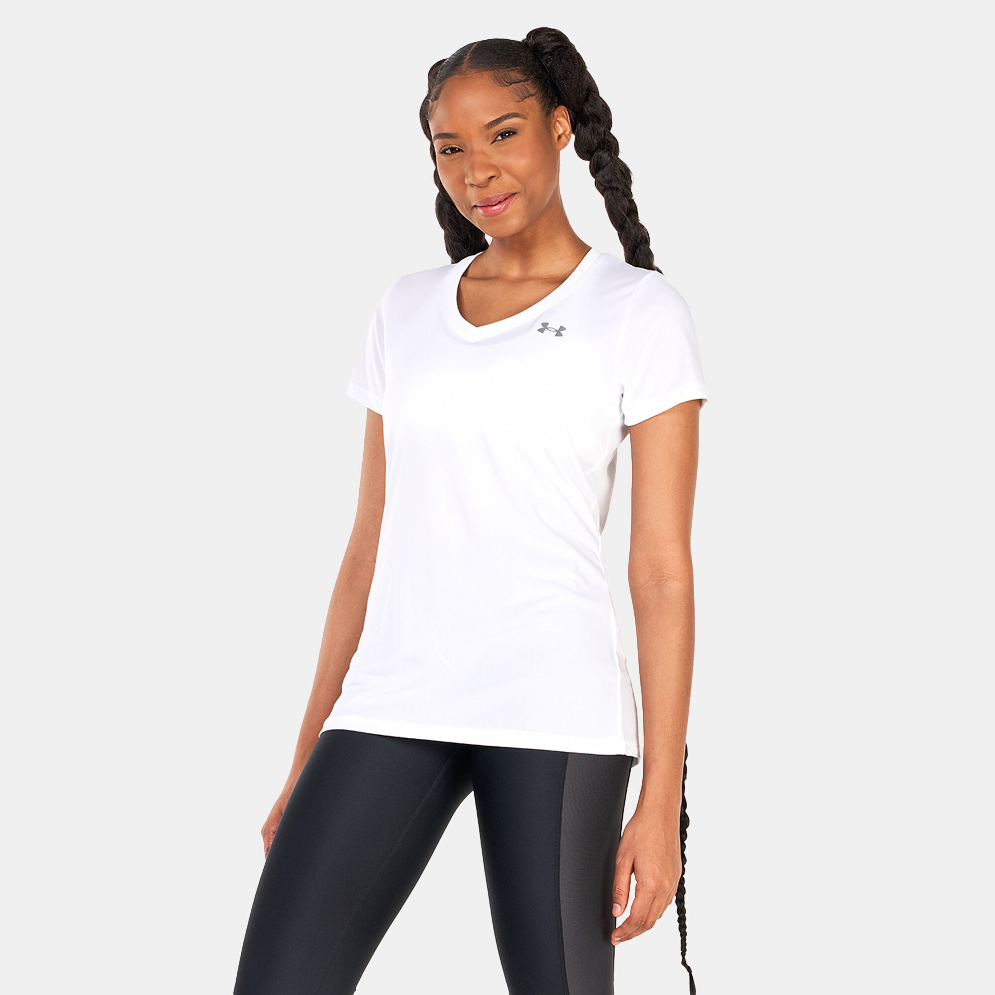 Under armour white v neck hotsell
